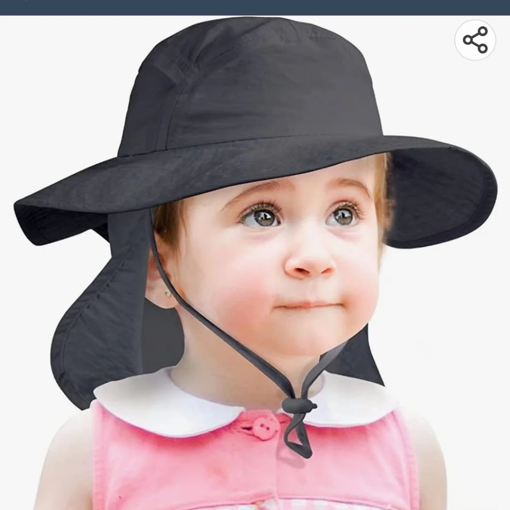 Baby toddler fishing Sun hat. Kids UPF 50+ with brim sun protection with…